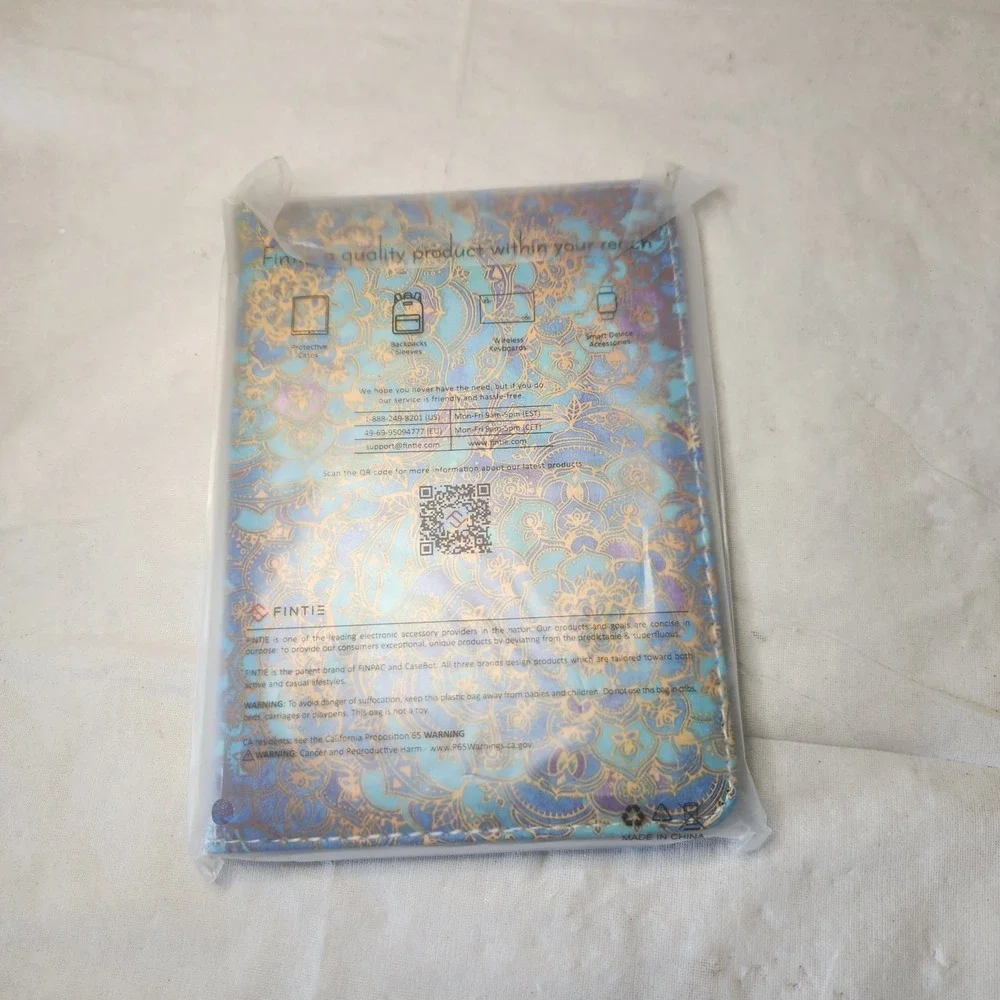Finite All-New Kindle E-Reader Paperwhite 10th Gen Stand Case Shades Of Blue